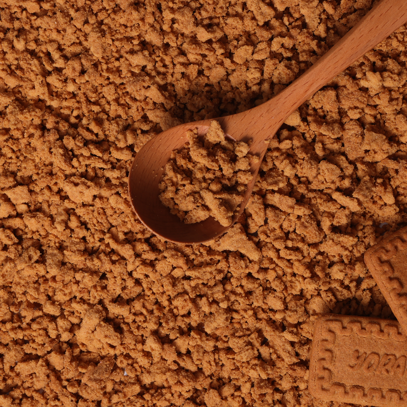 Crumbles de biscoito de caramelo Crumbles de biscoito de caramelo