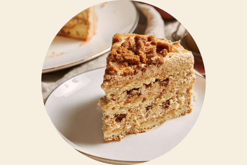 Crumbles de biscoito para bolos sanduíche