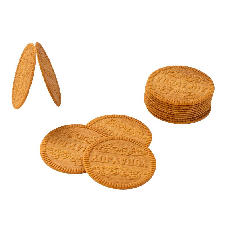 Biscoitos Crocantes Redondos de Caramelo Biscoitos Crocantes Redondos de Caramelo