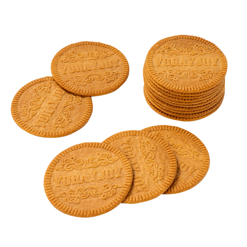 Biscoitos Crocantes Redondos de Caramelo Biscoitos Crocantes Redondos de Caramelo